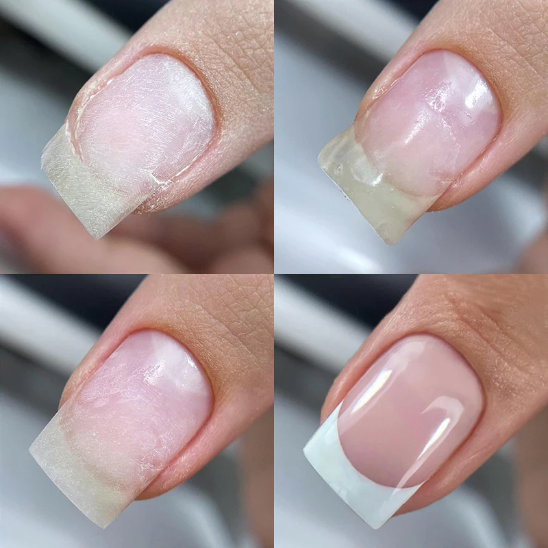 NICOLE DIARY 15ML Fiber Rubber Base Gel for Broken Nail Repaired Fiber Glass Clear Quick Construction Gel Soak Off Varnish