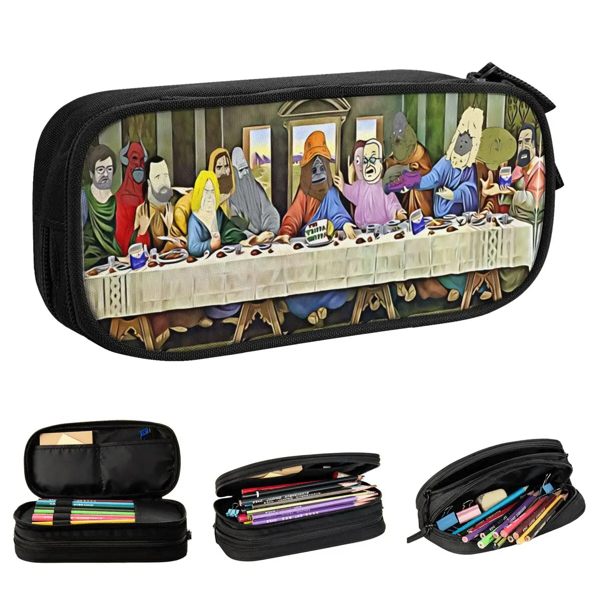 

Last Supper Of Browntown 2 Mike Nolan The Big Lez Show Pencil Cases Pencil Pouch Pen Kids Bags School Supplies Zipper Stationery