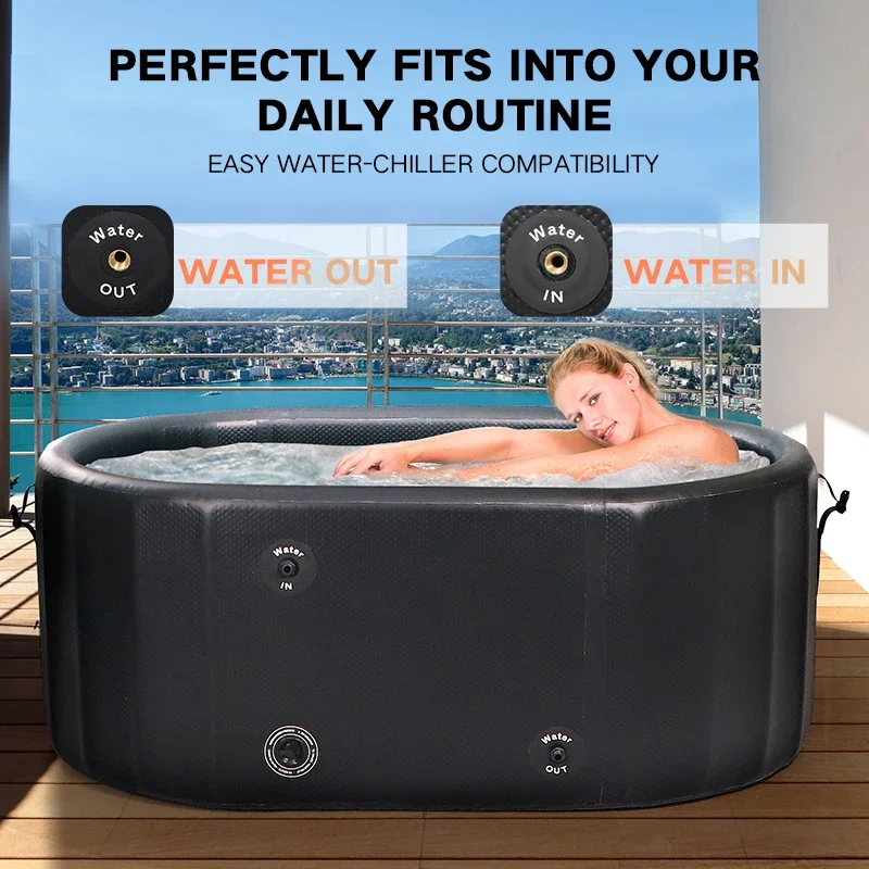 Customized Inflatable Cold Plunge Tub High Quality Ice Baths at Home Popular Ice Water Bath for Therapy