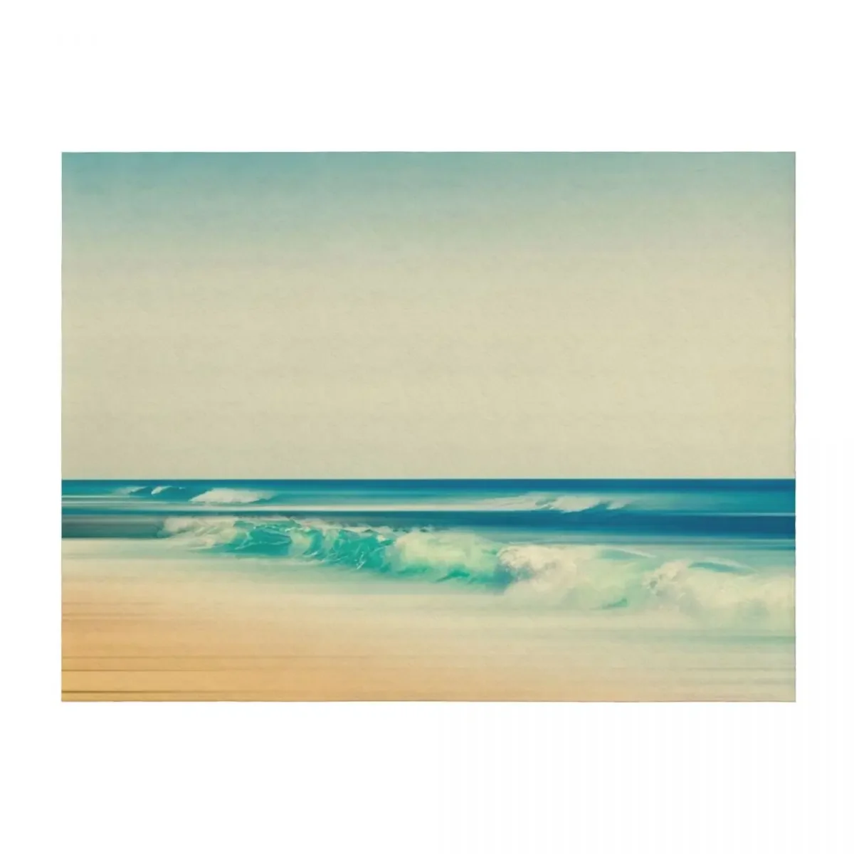 

emerald surf - wave crashing on beach Throw Blanket anime Giant Sofa Bed Fashionable Luxury Designer Blankets