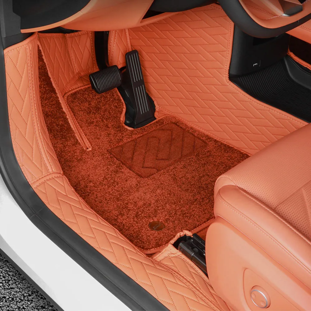 For Changan Deepal S05 2027 Fully Enclosed Leather Foot Pad Car Modification Parts Double-layer Carpet Mat Stain-resistant