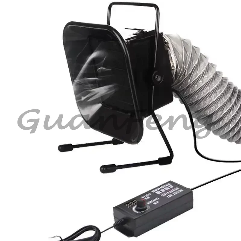 60W Adjustable Speed Solder Smoke Absorber-2M Exhaust Ventilation Pipe