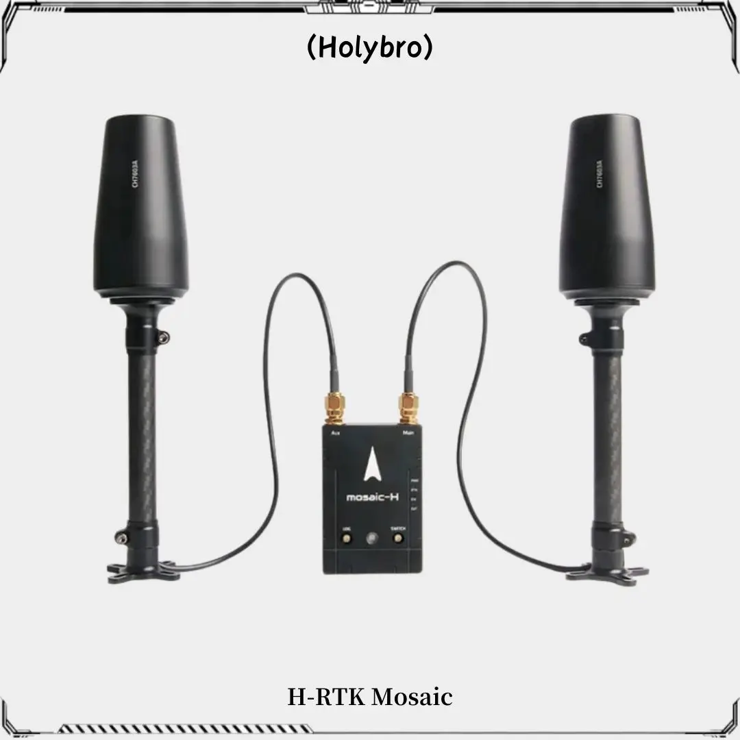 HolyBro H-RTK Mosaic-H (Dual Antenna Heading) High-Precision GNSS Positioning System for OpenSource Pixhawk Flight Controller