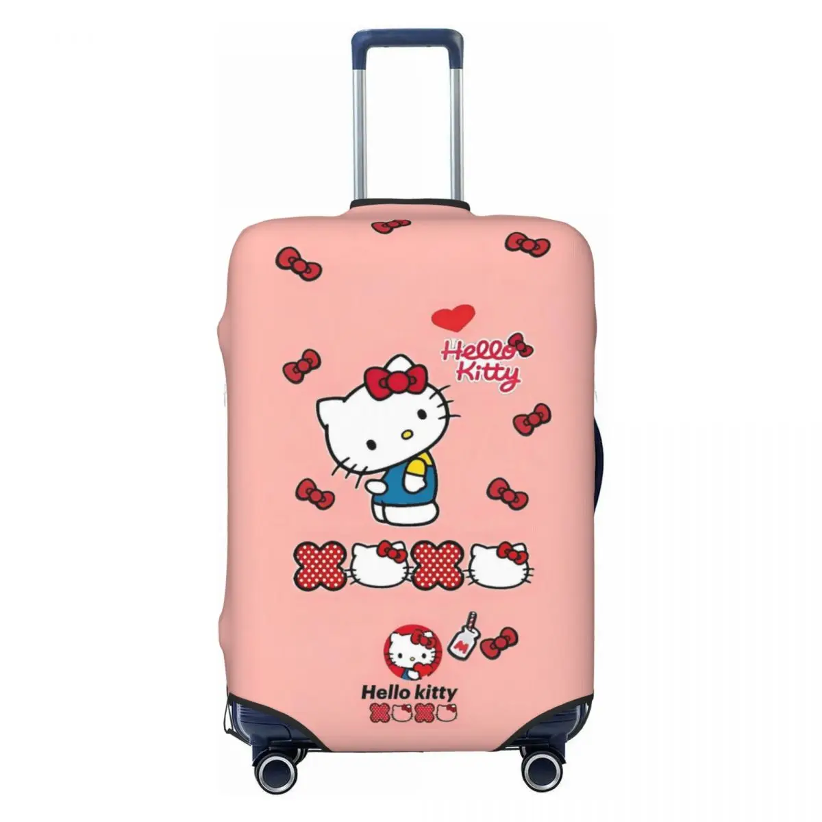 

Hello Kitty Cute Cartoon Suitcase Cover Useful Travel Protection Luggage Supplies Vacation