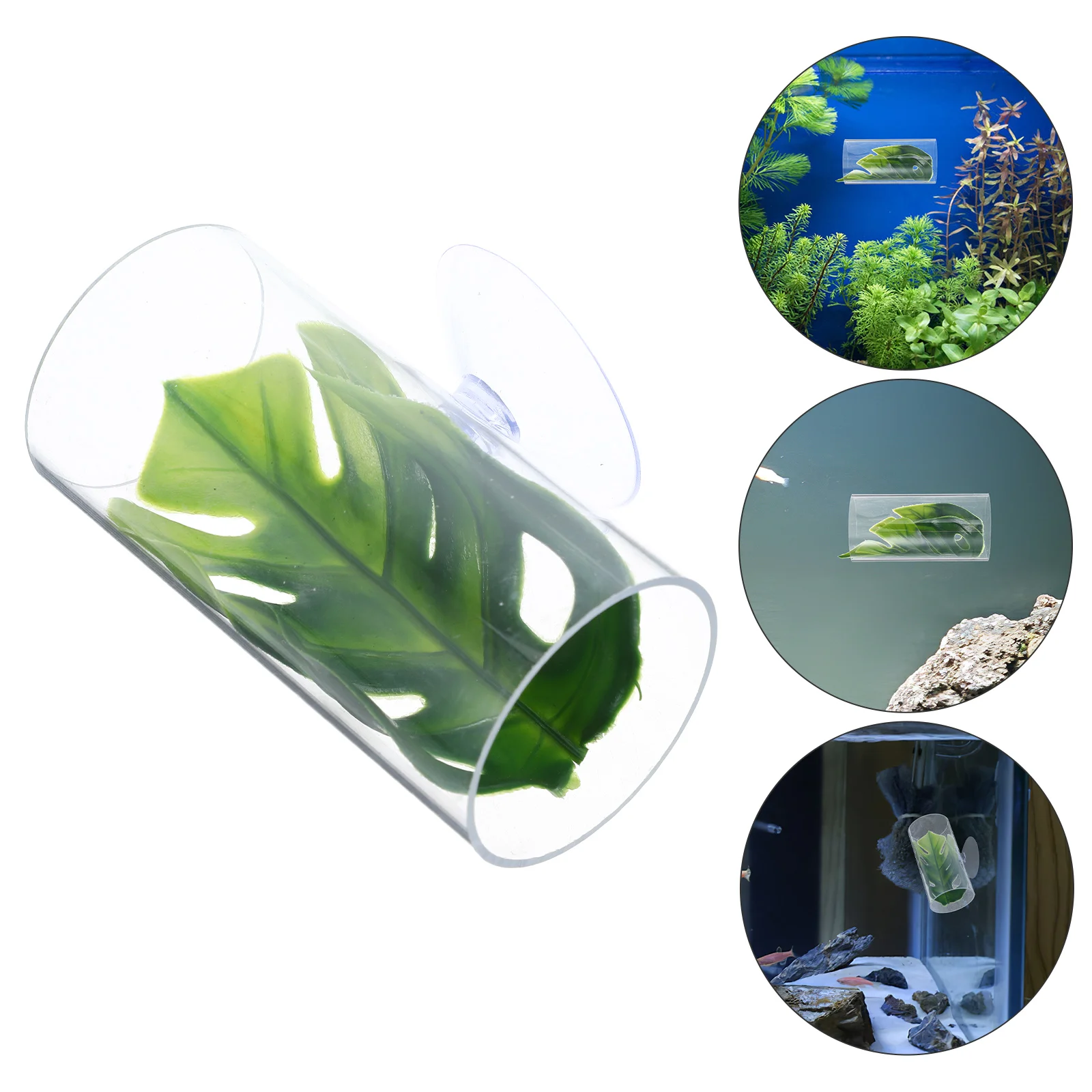 

Fish Tank Betta Bed Aquarium Hideout Accessories Acrylic Toy Hammock Decorations Shrimp Tunnel