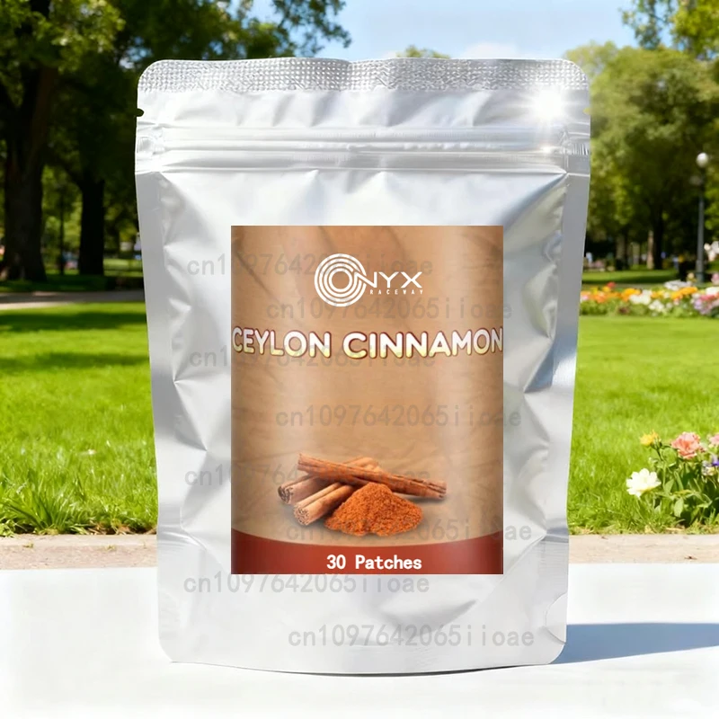 وصلات رقع قرفة سيلانية عبر الجلد، دعم مضاد للأكسدة 30 رقعة #1