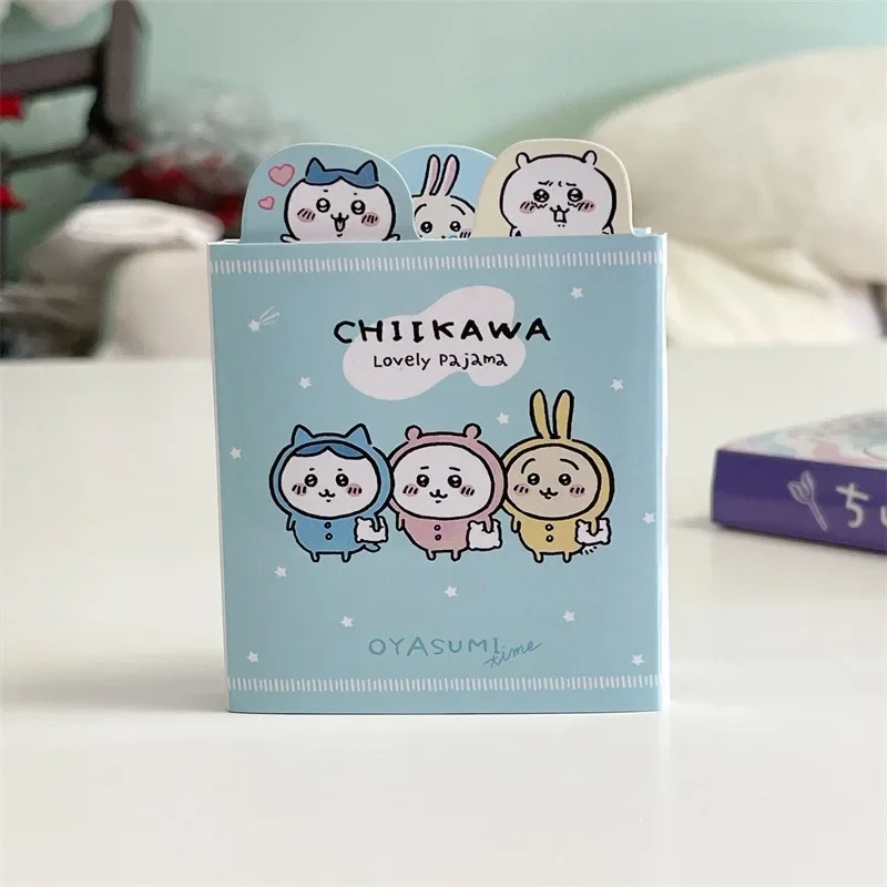 New Chiikawa Cartoon Cute Note Pad Anime Kawaii Hachiware Usagi Student Portable Tearable Note Learning Vocabulary Book Gift