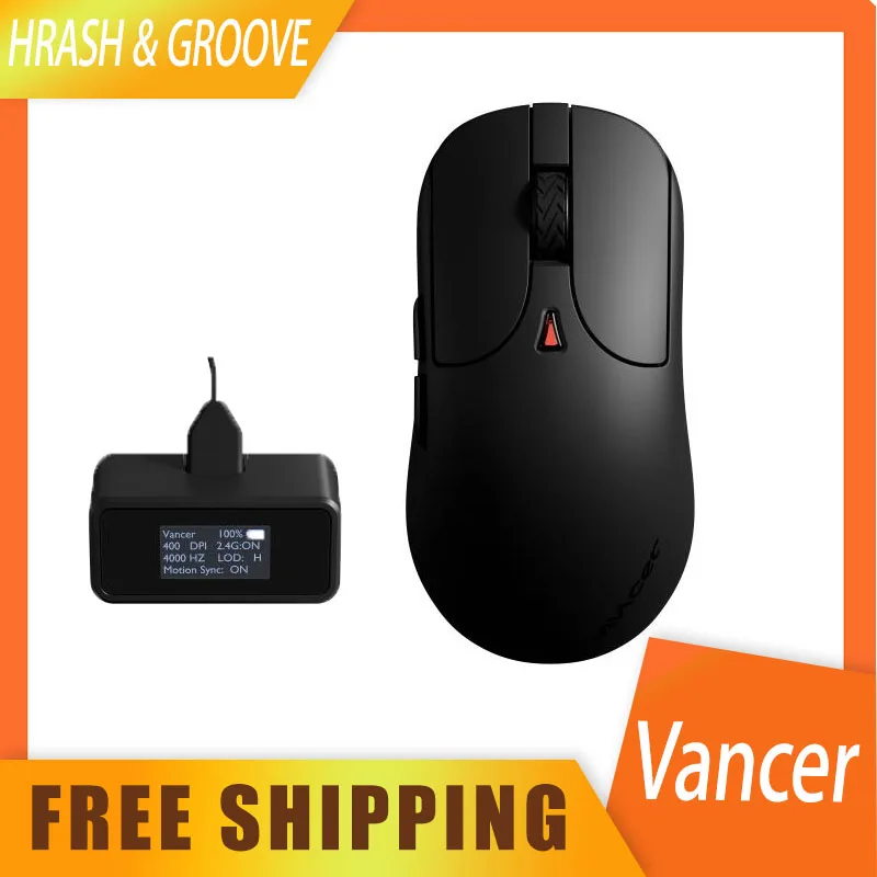 

Vancer Thrash & Groove Wireless Mouse Paw3395 4k/8k 2.4g Gaming Mouse Light Weight Custom Mouse For Pc Esports Gamer Gifts