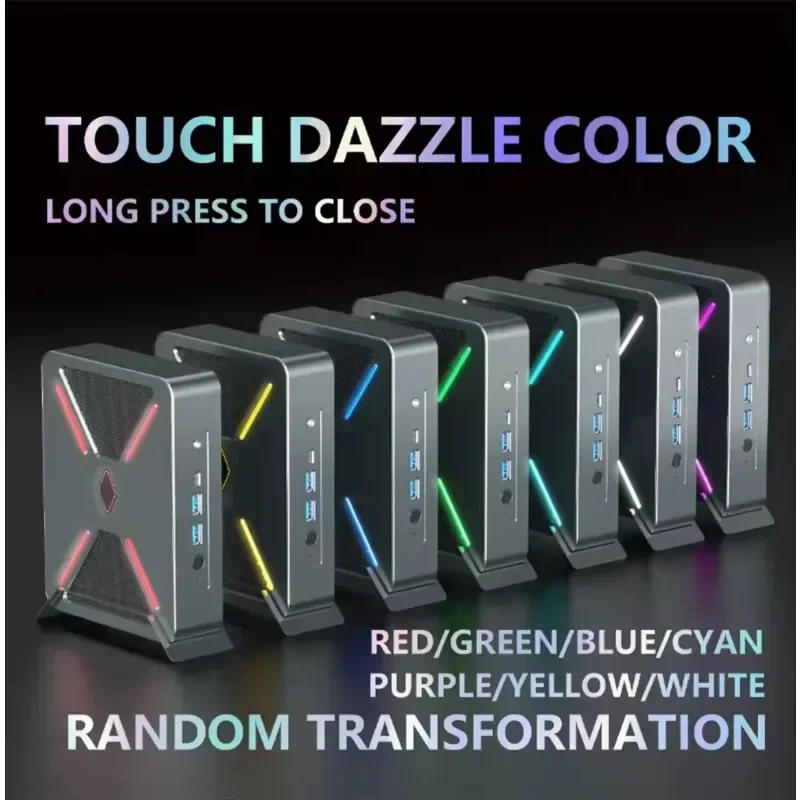 Mini Gaming PC I9 11900h Amd Ry-zen 9 5900hx Gamer Desktop PC Dual Ddr4 Nvme SSD 3x4k ultra high definition Htpc Wifi6