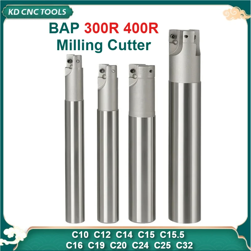 

KD CNC BAP300R BAP400R face milling cutter bar Roughing right angle milling CNC boring bar for APMT1135 APMT1604 milling blades