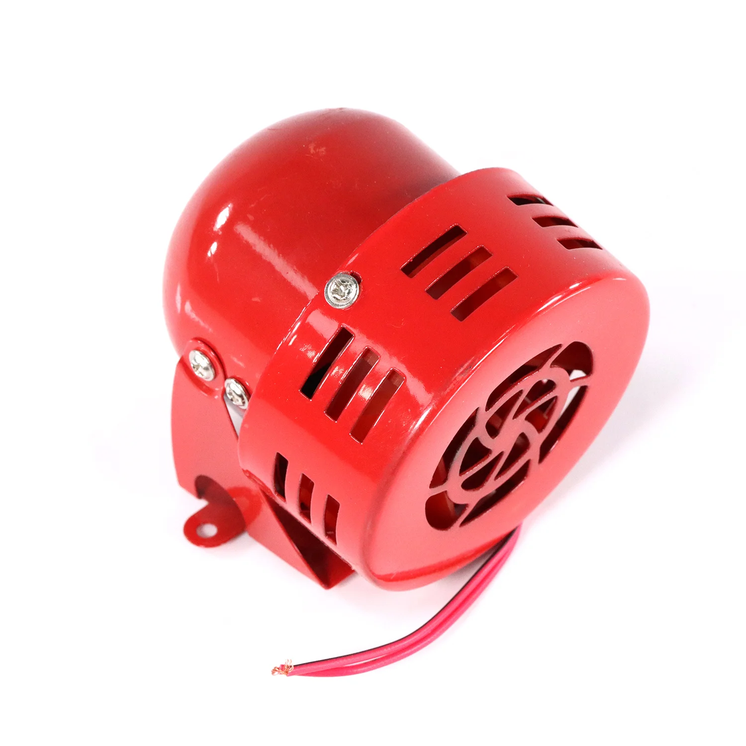 

1 шт., 12 В, 300 дБ, красный компактный воздушный звуковой сигнал, сирена, мини-электродвигатель, воздушный звуковой сигнал для DC 12 В, универсальные аксессуары для автомобиля/грузовика