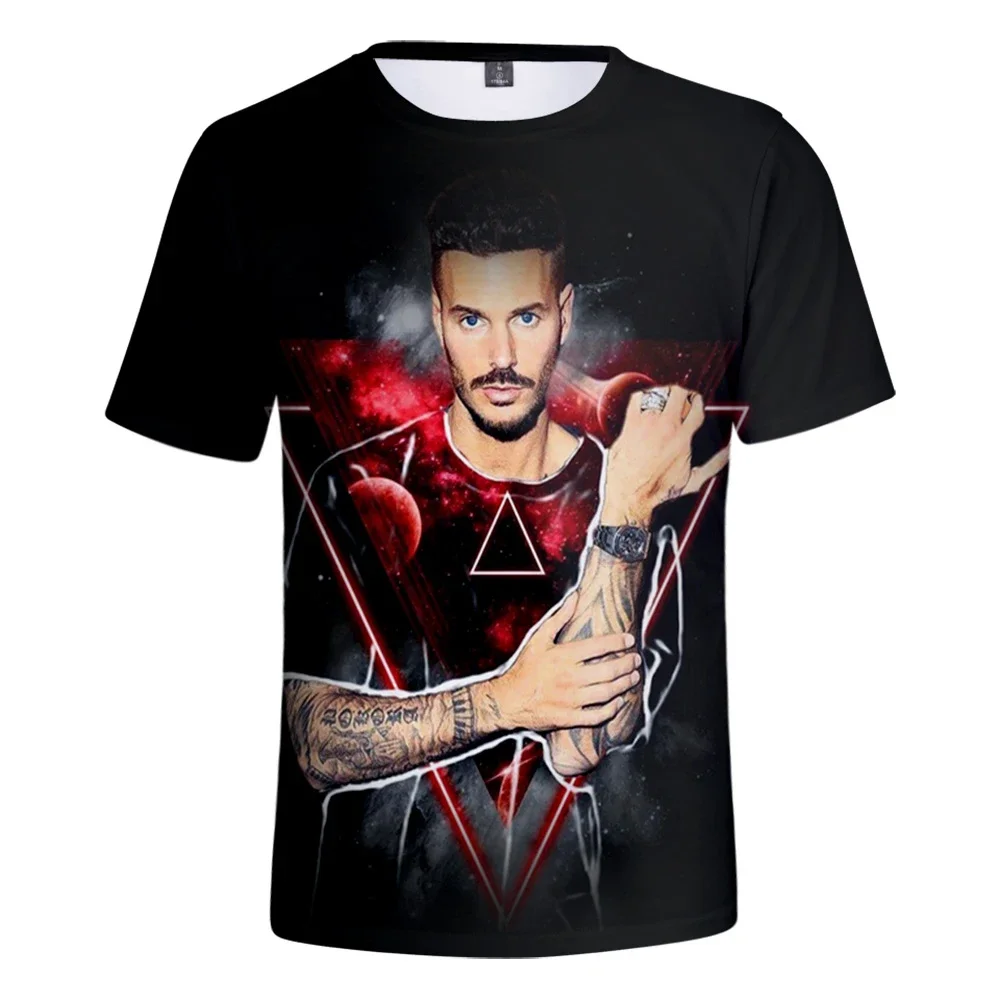 

Design M. Pokora 3D T Shirt Harajuku T Shirt Men Streetwear Harajuku Short Sleeve M. Pokora T-shirt Oversized Cool Tops