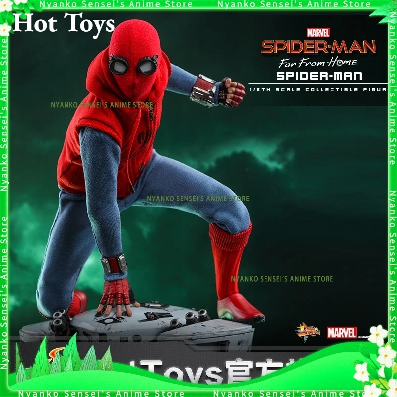

In Stock Hot Toys Spider-Man Homemade Suit Version 1:6 Scale 28.5cm Collectible Action Figure MMS552 Anime Models Toy Doll Gift