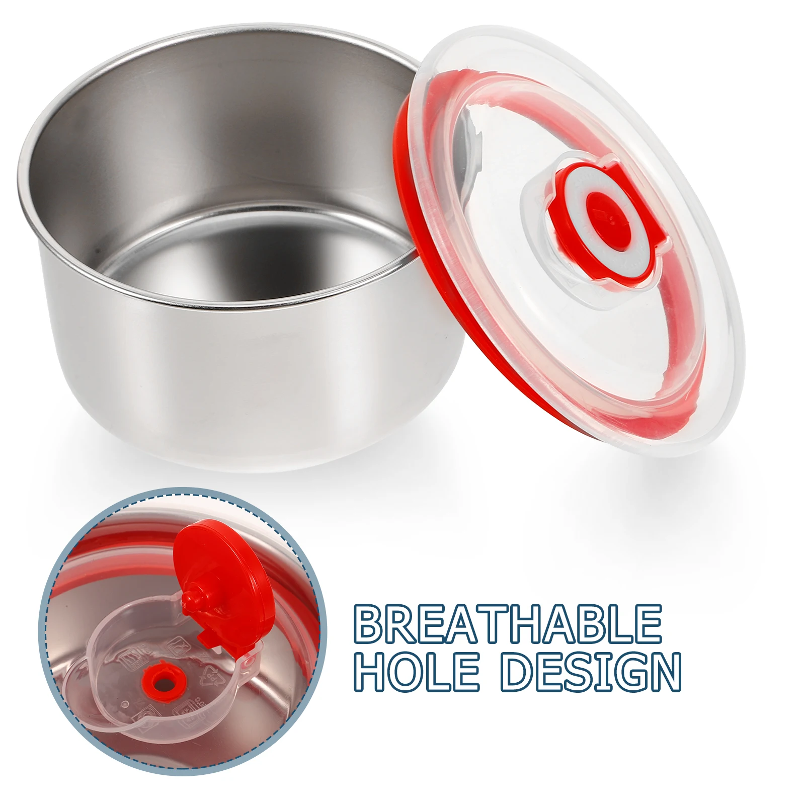 

4pcs Sample Food Storage Stainless Steel Containers Canteen Testing Plastic Boxes School Sample Storage Containers Food Boxes