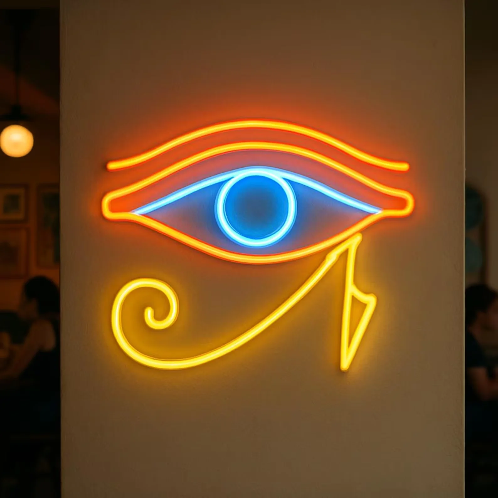 Eye of the Mountain Neon Sign, Third Eye Light, Meditation Led Sign, Gift Idea for Yogis, Yoga and Meditation Studios Neon Decor