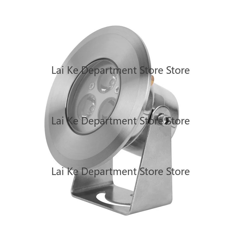 RGB Rotating LED Underwater Light for Fountain Colorful Spotlight Low-Voltage 12/24V Fountain Lighting System