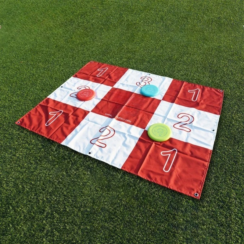 Frisbee target placement, throwing game props, activity equipment, entertainment, sub-team building