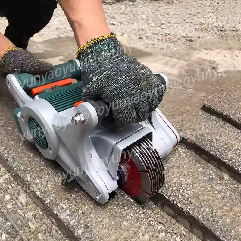 4800w Electric Wall Chaser (One-Time Molding) Professional Dust-Free Wall Slotting Machine for Granite,Tile, Concrete 125A