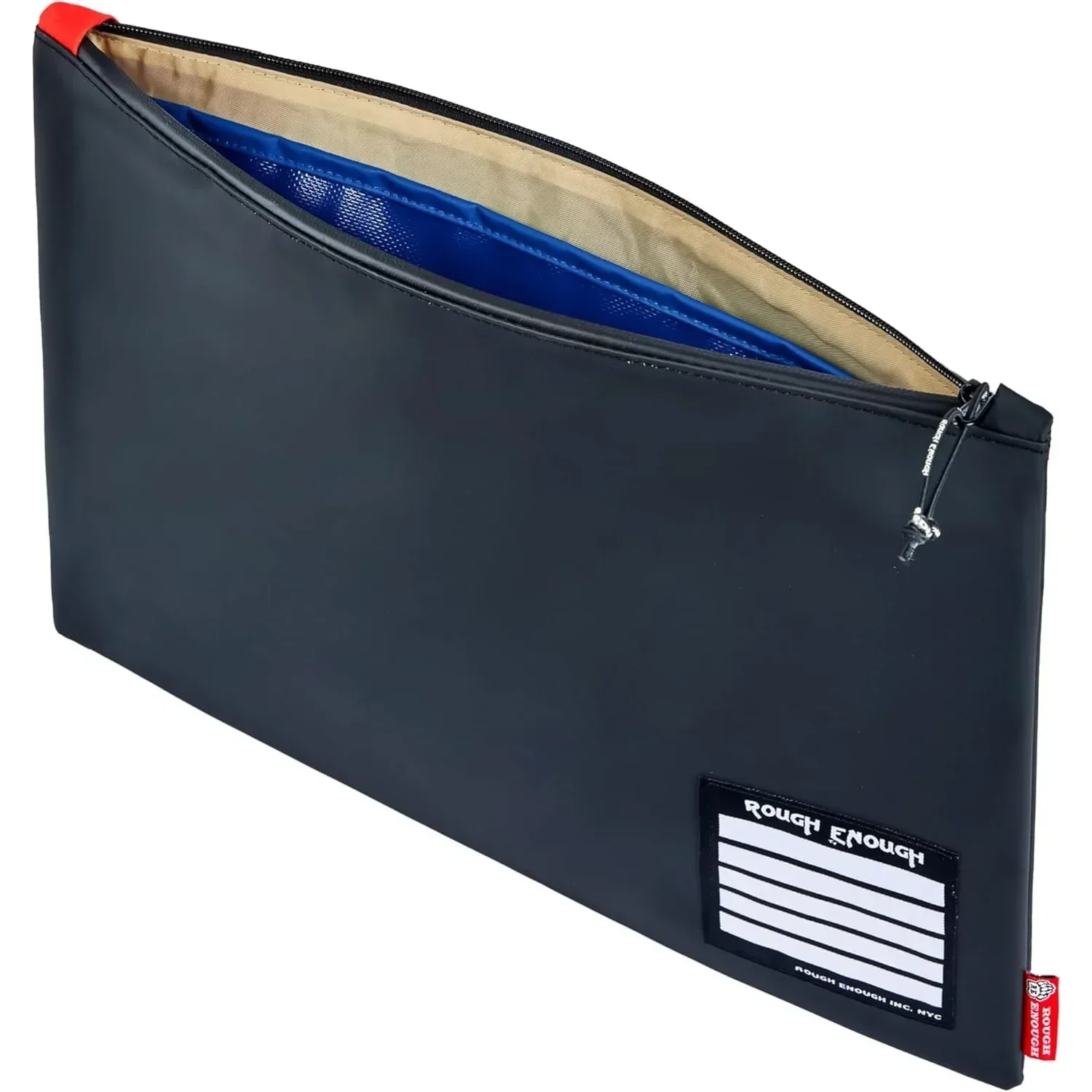 Rough Enough Important Document Organizer Holder Bag File Folder with 2 Pocket Dual Compartment Section for A4 RE8635