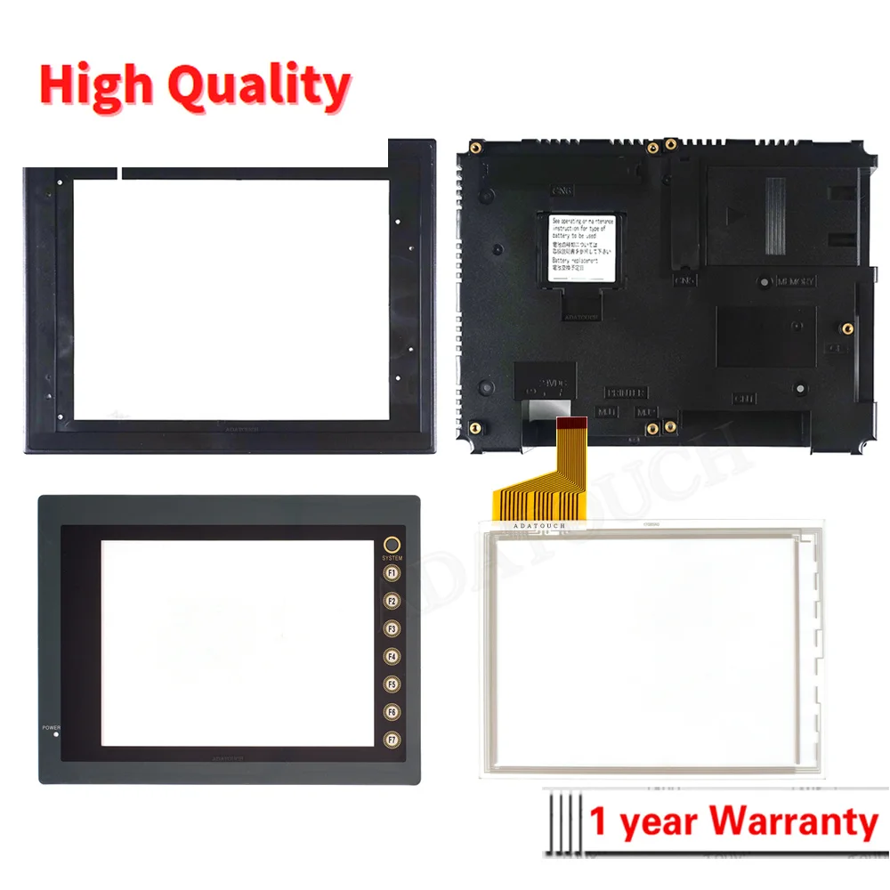 

V708CD V708C Touch Screen Glass Panel Digitizer for Hakko V708CD V708C Touchscreen and Front Foil Film and Plastic Case Cover