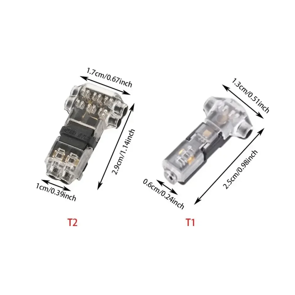 Wire and Cable Snap-In Connectors 2 Pin Way Cable Plug Waterproof Car Electric Wire Snap Connectors Strip Terminal Connection view 6