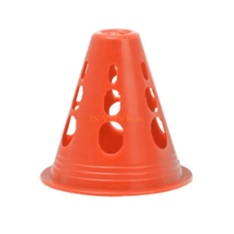 

M5TC 10 Pack Roller Skating Obstacle Training Agility Marker Cones, Sports Cones Set