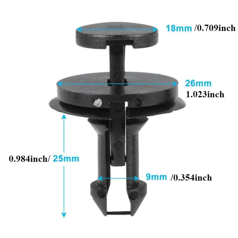 15/30pcs Car Front Bumper Air Deflector Intake Fixing Buckle Suitable for Chevrolet General Auto Parts Car Accessories Interior