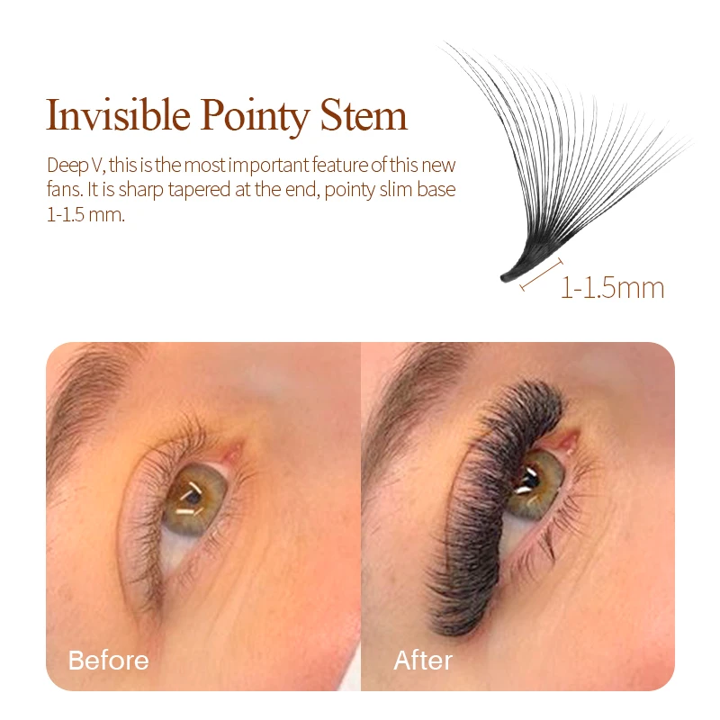 H&L SINCE 1990 30D&40D  lash clusters pre-made fans Individual eyelashes strong bundle base lashes extension Korean eyelashes