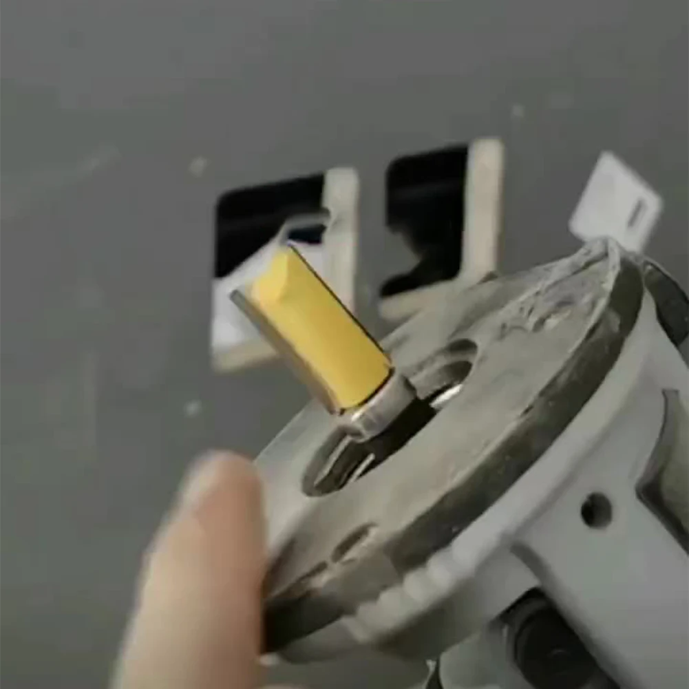 1 قطعة مزدوجة تحمل التشذيب قاطعة المطحنة شفرة فولاذية الملف الشخصي أسفل قاطعة المطحنة لأعمال النجارة الحز الدقيق #4