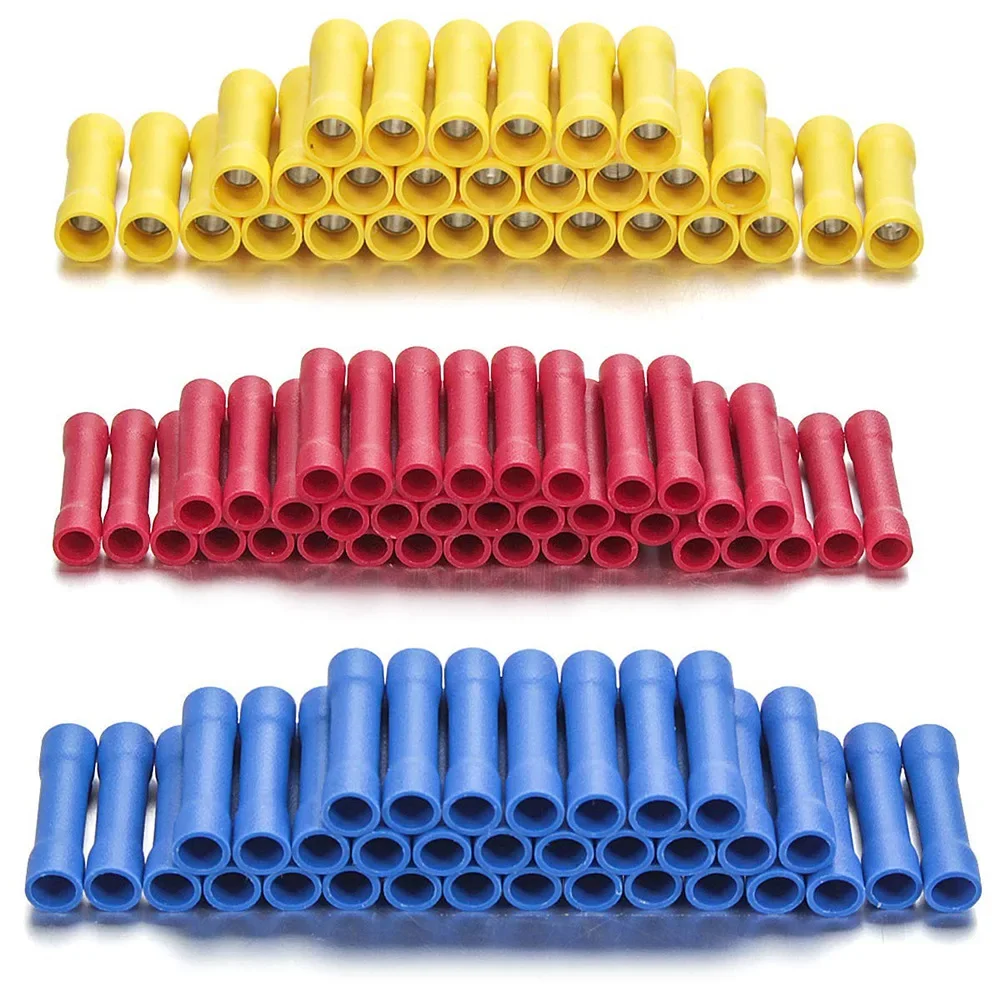 10/50/100 sztuk BV1.25 BV2.5 BV5.5 izolowane końcówki zaciskane przewód elektryczny zaciskanie kabli zestaw złączy zestaw asortymentowy — zdjęcie 2