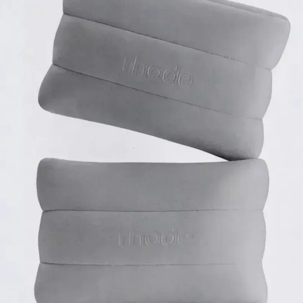 

HTRH HOT New Make Up Shockproof Bag Hot Fashion Gray Skin Feeling Soft Rhode Brand Wallet Lipstick Lip Gloss Holder Cover Bags