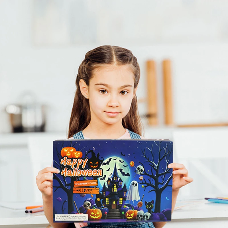 

Хэллоуин слепая коробка серии тыква череп брелок все виды кукол обратный отсчет детский Хэллоуин сюрприз слепая коробка игрушка подарки