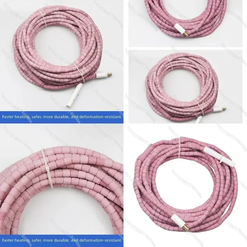 Track Type Ceramic Heating Rope Electric Heat Treatment Belt Flexible Heater for Industrial Pipe Welding Preheating