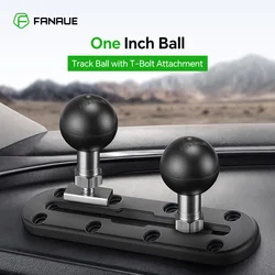 FANAUE 25/20/17mm Track Ball Mount，Track Ball with T-Bolt Attachment with M6*1 T-Bolt Attachment Compatible with Ram Mount