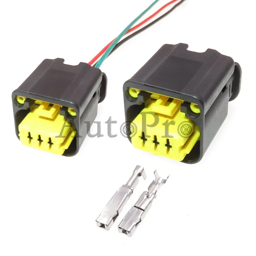 

1 Set 3 Hole AC Assembly Auto Accessories 1801179-4 Car Headlight Wire Harness Socket for Dongfeng Peugeot Citroen