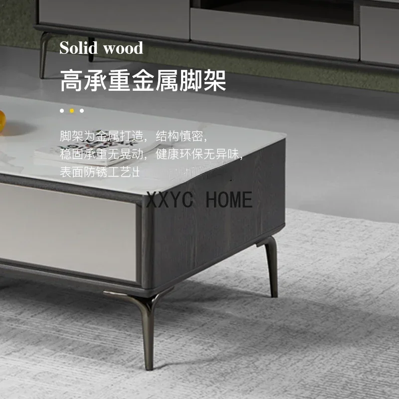 Итальянский минималистичный маленький квартирный гостиной, дома, современный минималистичный чайный столик с краской