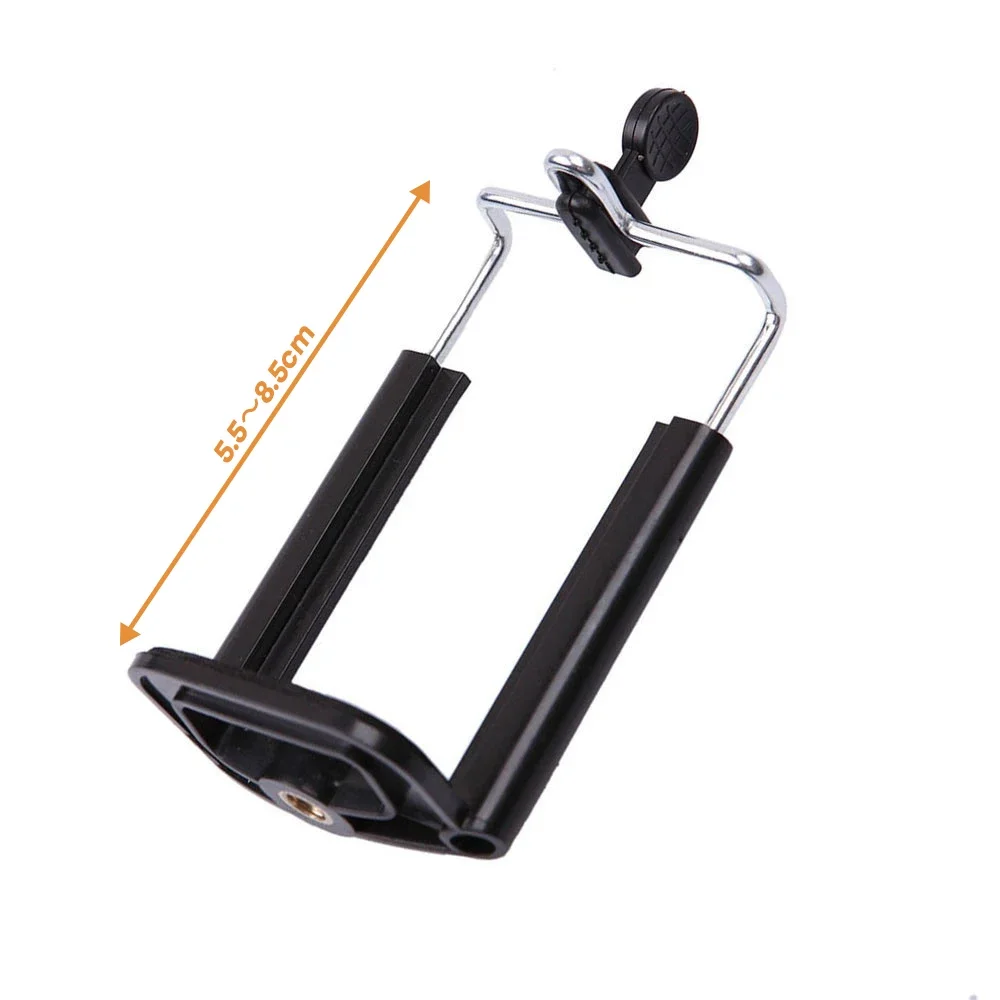 حامل هواتف ذكية موبايل كليب قوس 1/4 ''-20 برغي هول محول ل منصب الكاميرا ل Sefiestick ترايبود ضوء حامل Monopod