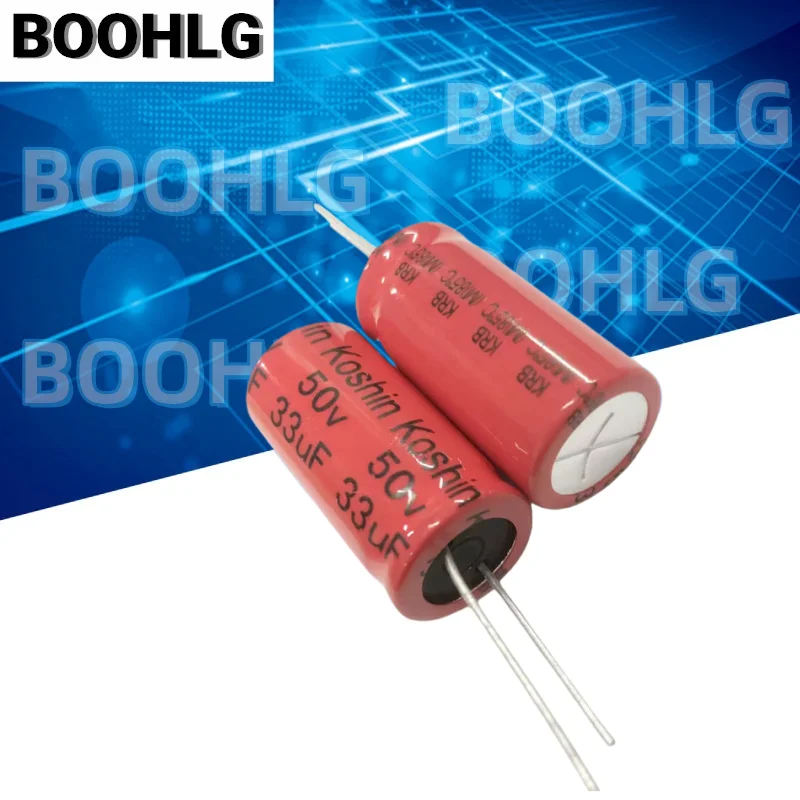2PCS BP Non-Polar Electrolytic Capacitor 50V 33uF 16X32mm for Midrange Frequency Divider