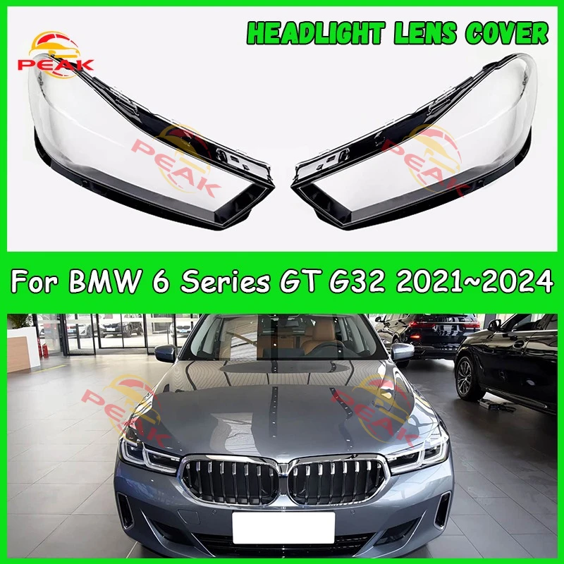 

For BMW 6 Series GT G32 2021 2022 2023 2024 Car headlight cover Headlamp Shade Head Lamp headlight lamp cover car accessories