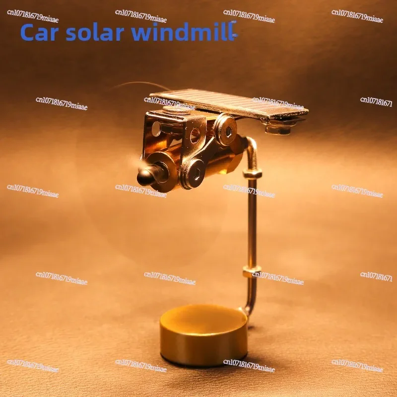 Car Solar Advanced Ornament Car Metal Model Jewelry Fan Blade Creative Ornament