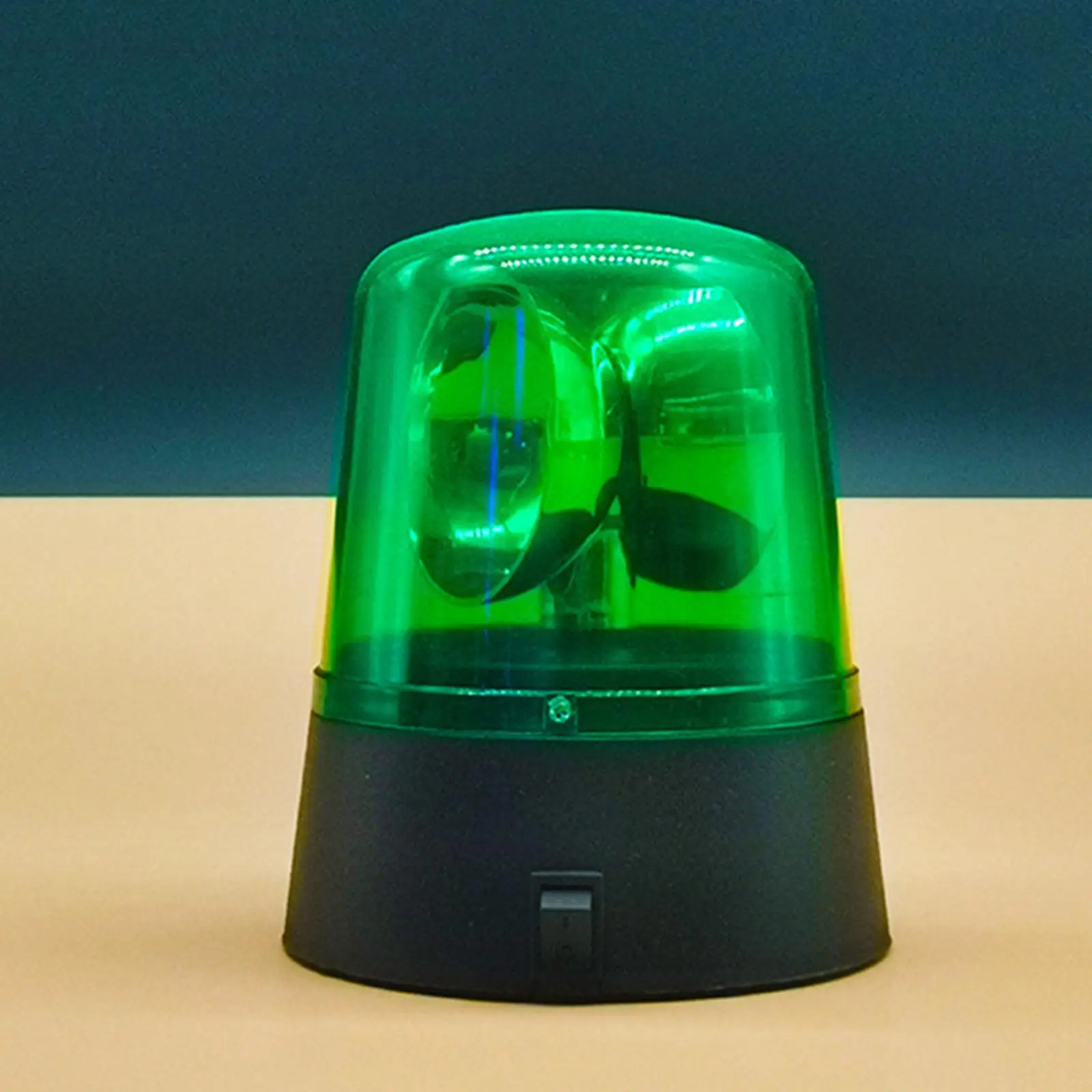 Green LED Warning Beacon Light Plastic Strobe Emergency Lamp Durable for Use in Fog Rain Snow Mud Wind Season
