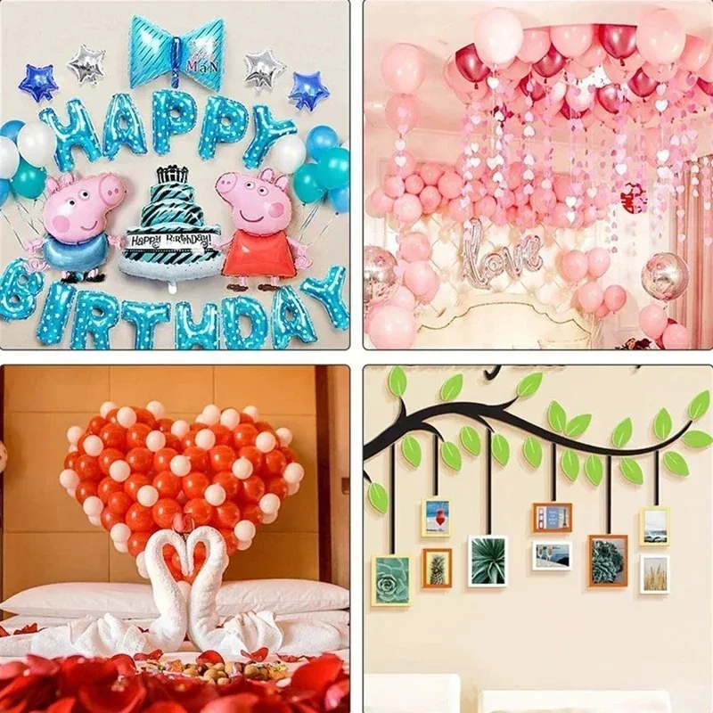 100/500/1000/2000PCS Self Adhesive Heel Anti Drop Sticker Ballon Dot Birthday Wedding Party Balloons Glue Sticker Balloons Stand view 4