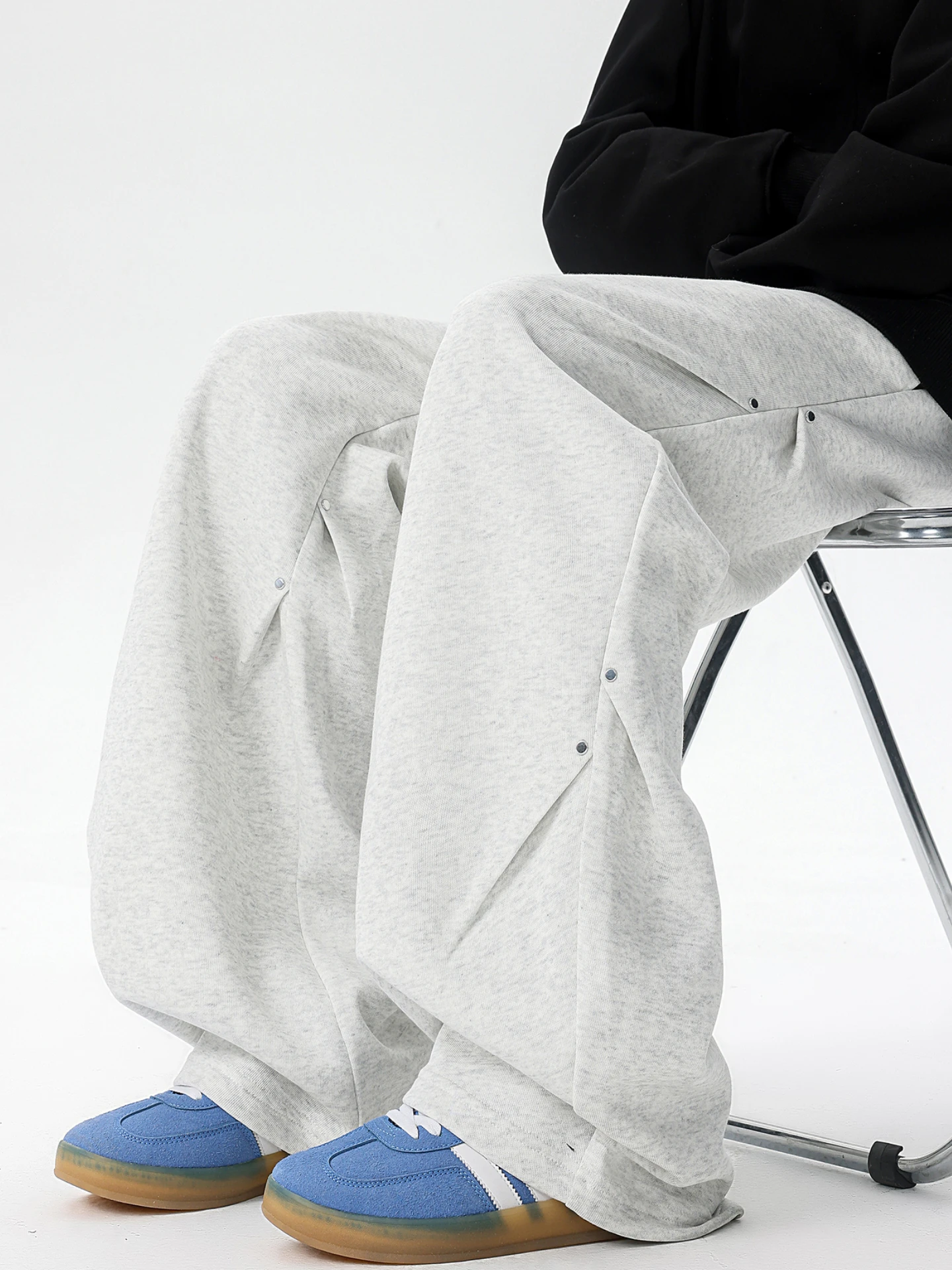 

Повседневные свободные спортивные штаны для мужчин и женщин, винтажные одинаковые прямые брюки, осенние хлопковые полиэстеровые штаны с эластичной резинкой на талии