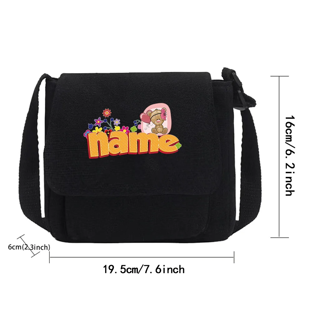 Personalized Customization Name Fashion Crossbody Bag Casual Handbag Lightweight Storage Bag Customized Product