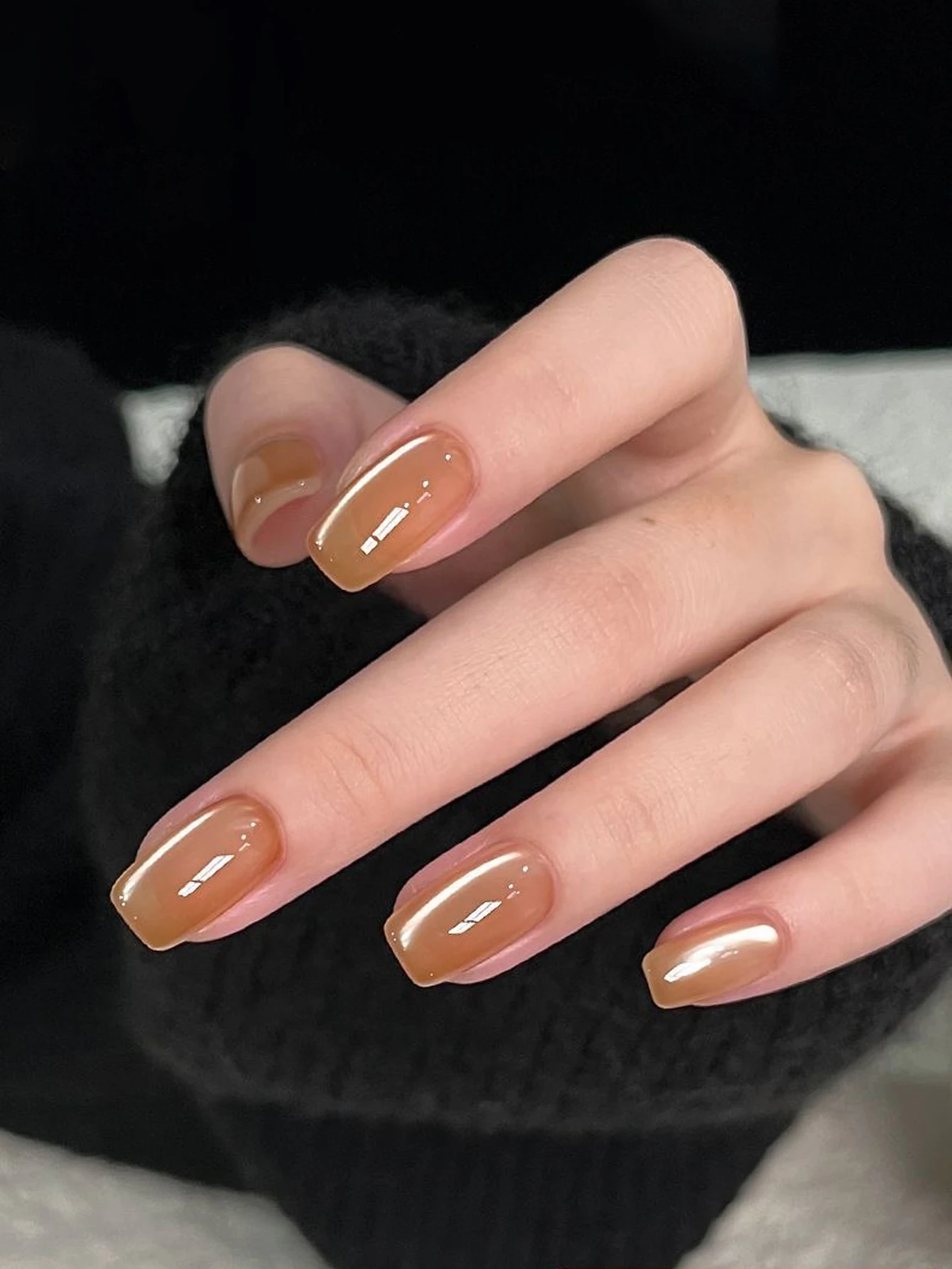 1-6 uds Retro marrón magnético ojo de gato Gel esmalte de uñas 2025 Otoño e Invierno blanqueamiento uñas rosas uñas negras cuentas de vidrio arte de uñas