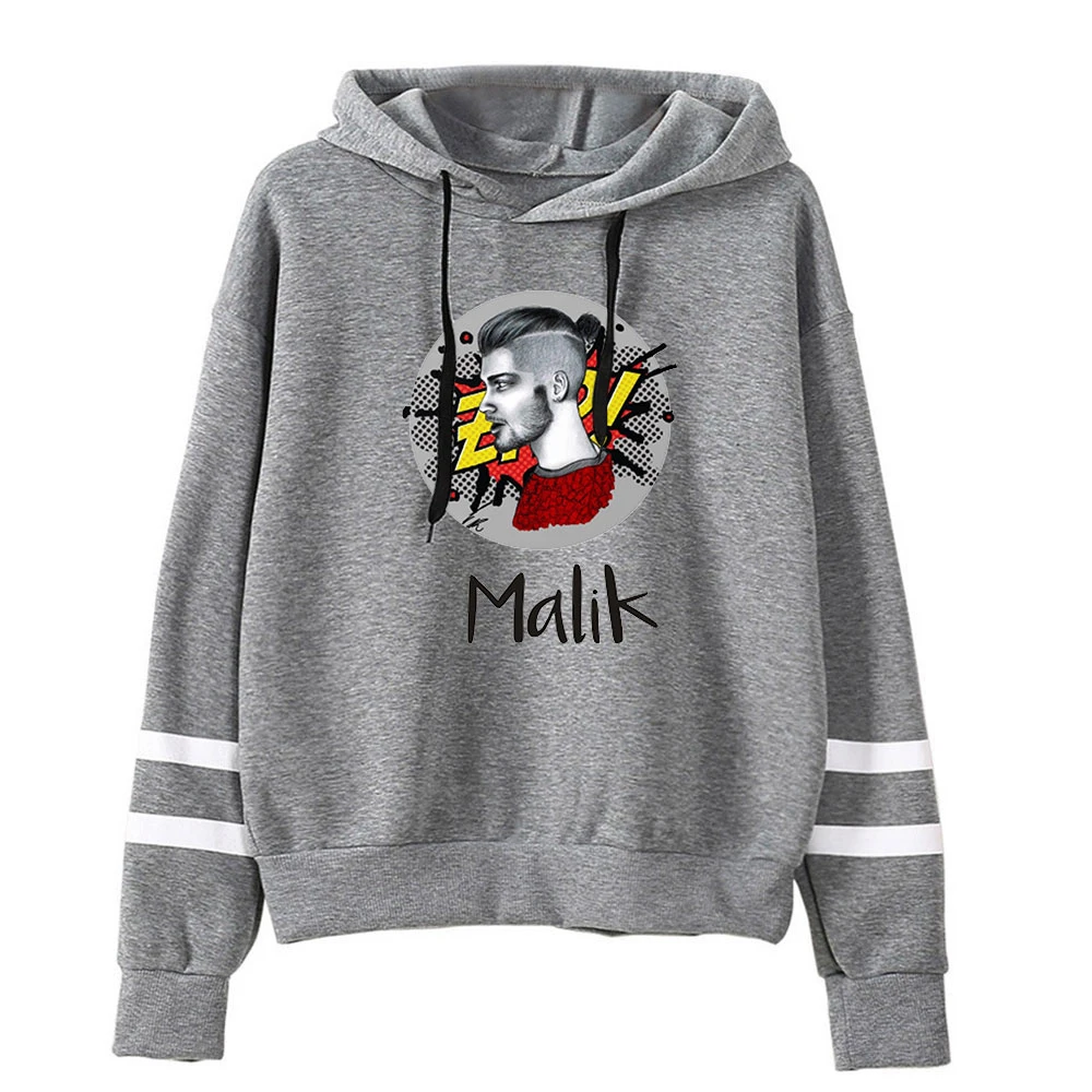 Zayn Malik-Hoodies de manga sem bolso masculino e feminino, moletons Harajuku, streetwear casual, cantora britânica, roupas plus size