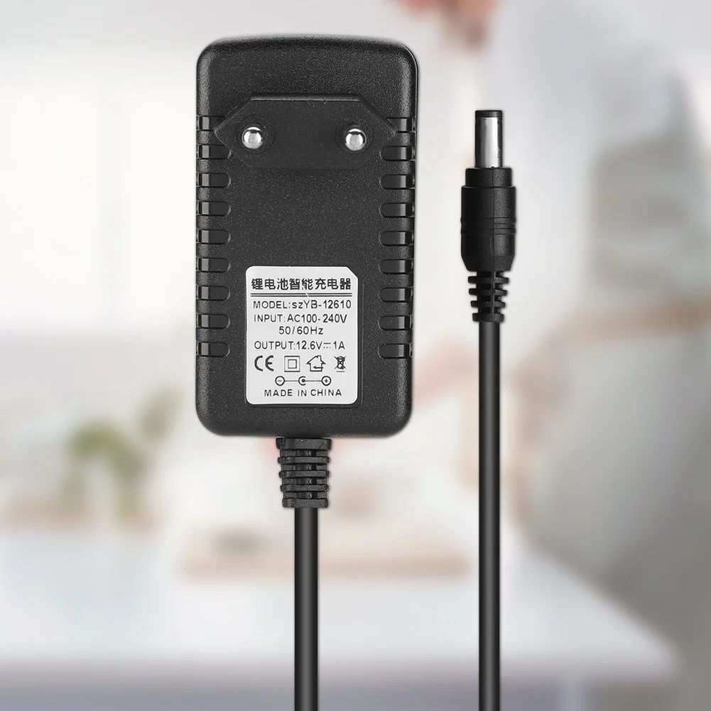 Multi level Protections 12.6V/1A Adaptative Lithium Battery Charger Input