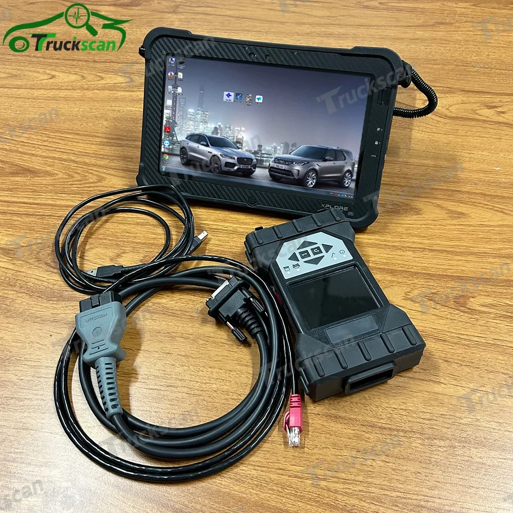 For JLR DoiP VCI SDD Pathfinder Interface diagnostic scanner ForJag-uar LandRover JLR DOIP VCI car diagnostic tool+Xplore Tablet