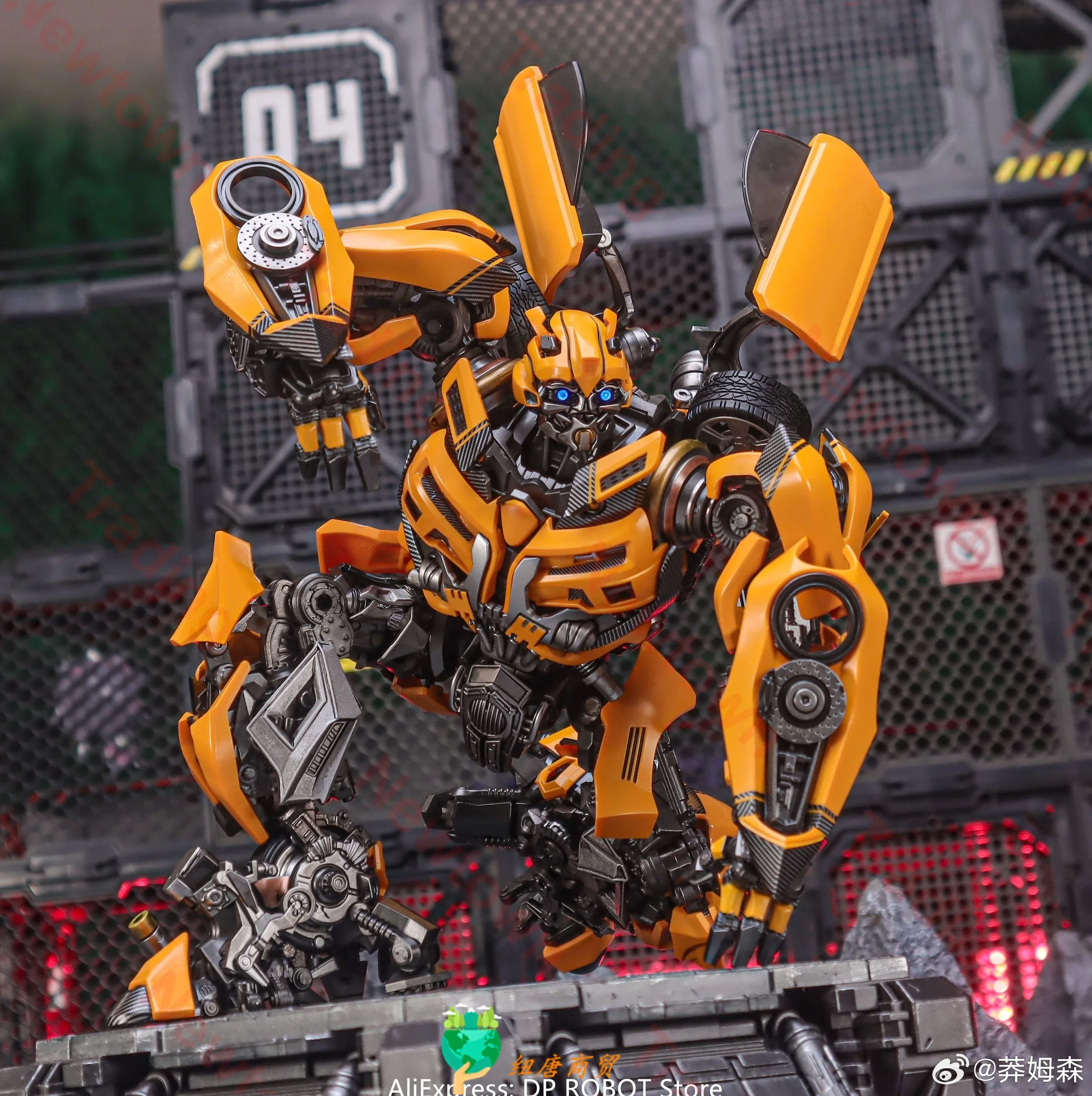 Transformation CE-01 CE01 CE-04 CE04 T3 Bumblebee Beetle Gaiden Autobot KO TC02 Soldier Bee Double Head Engraving with Lights