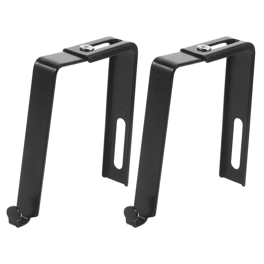 

2 Pcs Hook up Adjustable Cubicle Wall Hangers Door Hooks Coat Cubical Over-the-door Cut off Home Car Storage